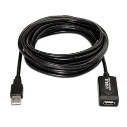 Kabel USB 2.0 Aisens Czarny 10 m