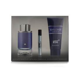 Zestaw Perfum dla Mężczyzn Montblanc EDP Explorer Ultra Blue 3 Części