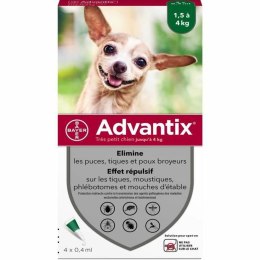 Przeciwpasożytnicze Advantix Pies 1,5-4 Kg 4 Sztuk