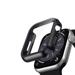 Etui ze szkłem Hybrid Watch Case Apple Watch 45mm Czarne