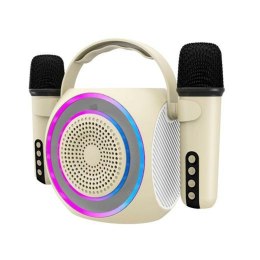 Głośnik z Mikrofonem Karaoke Celly Biały