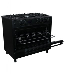 Kuchnia gazowo-elektryczna 90 cm KWGE-K90 Cheff Modern Black