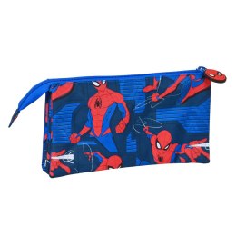 Torba szkolna Spiderman Great power 22 x 12 x 3 cm Niebieski Czerwony