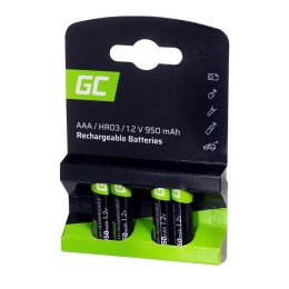 Bateria akumulatorek Green Cell GR03 950 mAh 1,2 V 1.2 V (4 Sztuk)