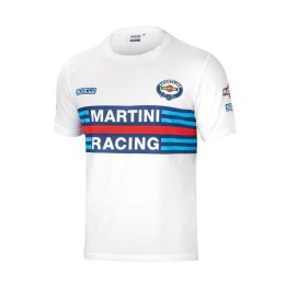 Koszulka z krótkim rękawem Sparco MARTINI RACING Rozmiar L Biały