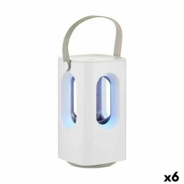 Lampa na Komary Akumulatorowa LED 2 w 1 Biały ABS (6 Sztuk)