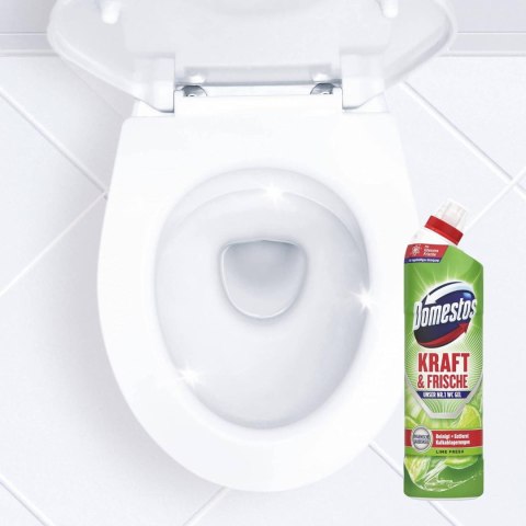 Domestos Kraft & Frische Lime Fresh WC Żel 750 ml Domestos Kraft & Frische Lime Fresh WC Żel 750 ml