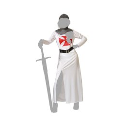 Kostium dla Dorosłych Biały Krzyżowiec Kobieta - XL