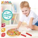 Drewniana Gra Woomax Pizza 27 Części (6 Sztuk)