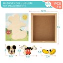 Drewniane Puzzle dla Dzieci Disney + 2 lat (12 Sztuk)