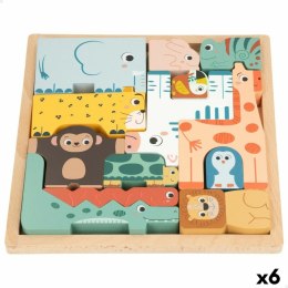 Puzzle Zwierzęta Woomax + 2 lat (6 Sztuk)