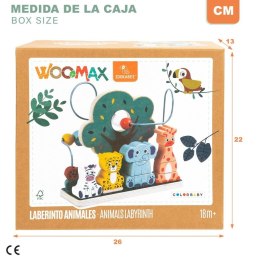 Gra Zręcznościowa dla Maluchów Woomax zwierzęta 25 x 22 x 10 cm (6 Sztuk)