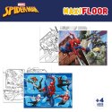 Puzzle dla dzieci Spider-Man Dwustronny 4 w 1 48 Części 35 x 1,5 x 25 cm (6 Sztuk)