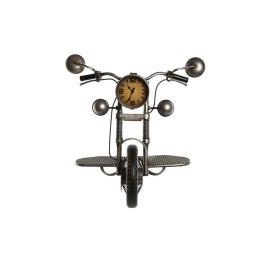 Zegar Ścienny Home ESPRIT Czarny Srebrzysty Metal 60 x 30 x 78 cm
