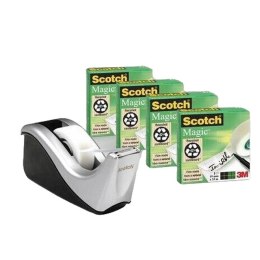 Zestaw samoprzylepnych karteczek Scotch C60-ST4 5 Części 19 x 33 mm Czarny/Szary