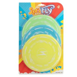 Frisbee Colorbaby Let's fly Elastyczny Ø 18,5 cm 3 Części 12 Sztuk