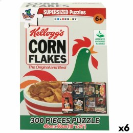 Układanka puzzle Kellogg's Corn Flakes 300 Części 45 x 60 cm (6 Sztuk)