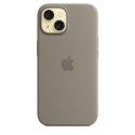 Apple iPhone 15 Silicone Case with MagSafe - Clay