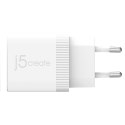 Ładowarka sieciowa j5create 20W PD USB-C Wall Charger - EU (1xUSB-C; kolor biały) JUP1420-EN