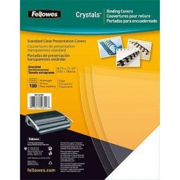 Okładki do bindowania Fellowes Crystals Przezroczysty A4 PVC (100 Sztuk)