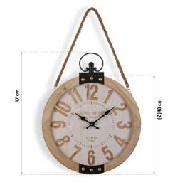 Zegar Ścienny Grand Hotel Versa Drewno MDF (40 x 6,5 x 47 cm)