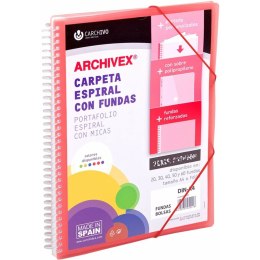 Folder organizacyjny Carchivo Archivex-Star Czerwony A4