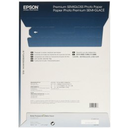 Błyszczący Papier Fotograficzny Epson Premium Semigloss Photo Paper 20 Kartki 251 g/m² A4