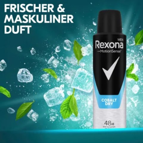 Rexona Men Cobalt Dry Antitranspirant Spray 150 ml Rexona Men Cobalt Dry Antitranspirant Spray 150 ml