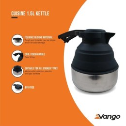 Czajnik składany Vango Cuisine 1.5L Kettle szary