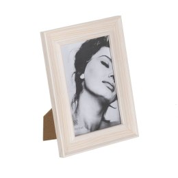 Ramka na Zdjęcia Biały Jasnobrązowy Drewno Szkło 14,5 x 2 x 20 cm