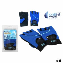 Rękawice Treningowe LongFit Sport Longfit sport Niebieski/Czarny