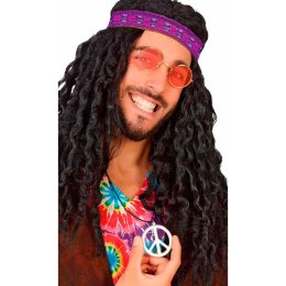Zestaw Dodatków do Przebrań Hippie Wielokolorowy Lata 60