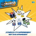 Figurki Superbohaterów Eolo Super Masked 3 x 4,3 x 3,2 cm (6 Sztuk)