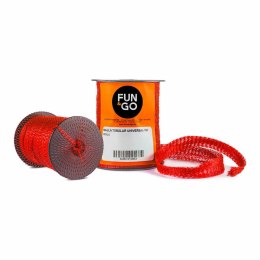 Tubular netting for packaging Fun&Go Universal-100 Czerwony 25 m
