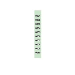 Bloczki kuponów loteryjnych Apli 1-1000 10 Części 30 x 210 mm