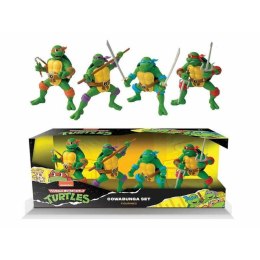 Zestaw figur Teenage Mutant Ninja Turtles Cowabunga 4 Części