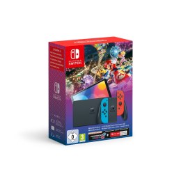 Nintendo Switch OLED Red Blue + Mario Kart 8 Deluxe