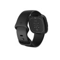 Smart watch Fitbit versa 4, graphite body with black silicone strap