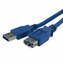 Kabel USB Startech USB3SEXT1M USB A Niebieski