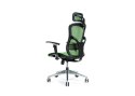 Ergonomiczny fotel biurowy ERGO 500 zielony