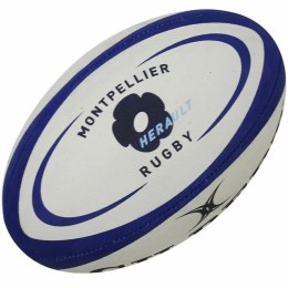 Piłka do Rugby Gilbert REPLICA - Montpellier 5 Wielokolorowy