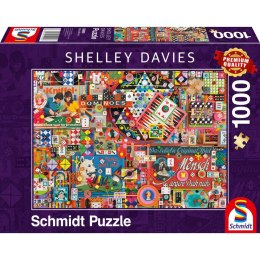 Układanka puzzle Schmidt Spiele Vintage Board Games (1000 Części)