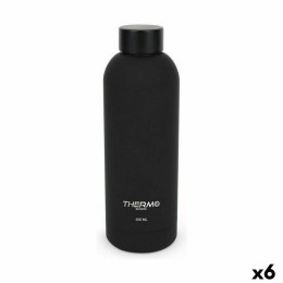 Butelkę Termiczną ThermoSport Soft Touch Czarny 500 ml (6 Sztuk)