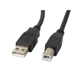 Kabel USB 2.0 A na USB B Lanberg Czarny - 1 m