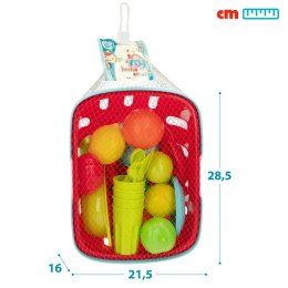 Zestaw Zabawkowe Jedzenie Colorbaby Urządzenia i przybory kuchenne 36 Części (12 Sztuk)