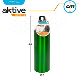 Butelka wody Aktive 750 ml Karabinek Aluminium 7 x 25 x 7 cm (24 Sztuk)
