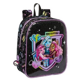 Plecak dziecięcy Monster High Czarny 22 x 27 x 10 cm