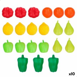 Zestaw Zabawkowe Jedzenie Colorbaby 21 Części (10 Sztuk)
