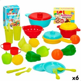 Zestaw Zabawkowe Jedzenie Colorbaby Urządzenia i przybory kuchenne 31 Części (6 Sztuk)