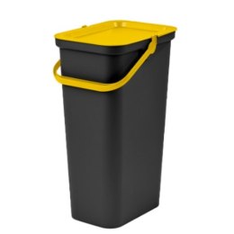 Kosz na śmieci do recyklingu Tontarelli Moda 38 L Żółty (4 Sztuk)